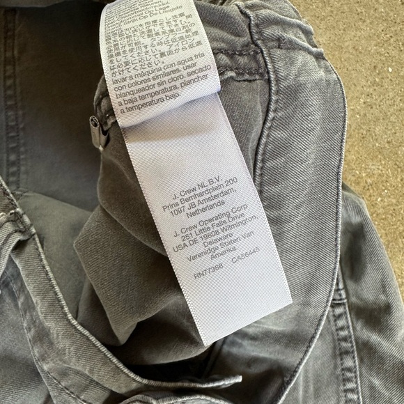 Madewell Griff Pull On Tapered Fatigue Cargo Pants Coal Size 32 - Picture 9 of 10